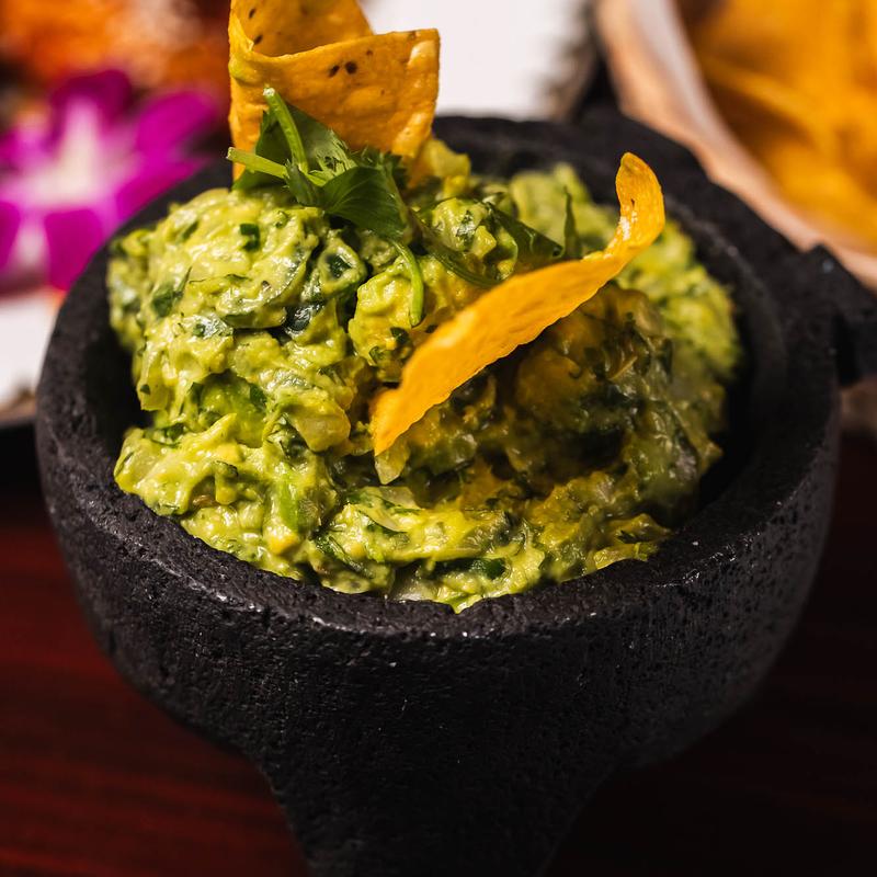 El Zason signature dishes Guacamole el Zason StyleEnchiladas VerdesTacos Al Pastor
